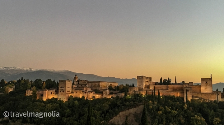 The Alhambra at Sunset